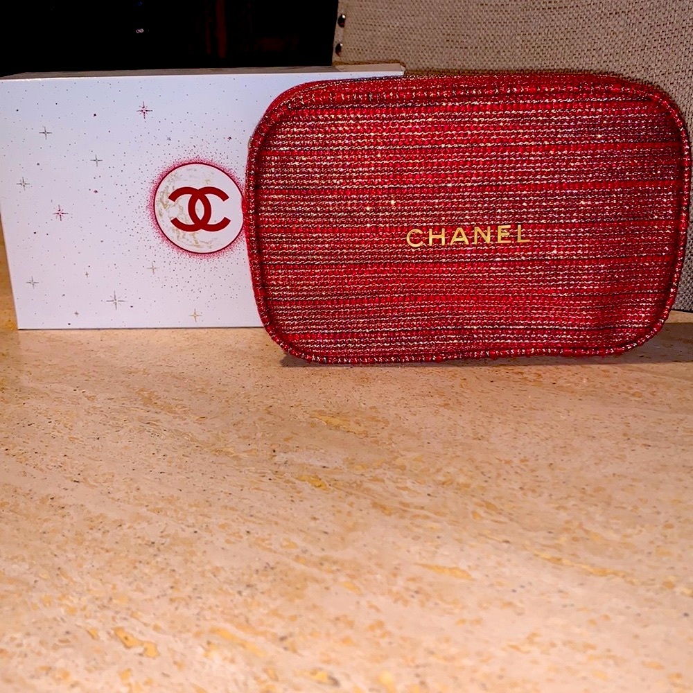 Chanel cosmetic bag with box NWT